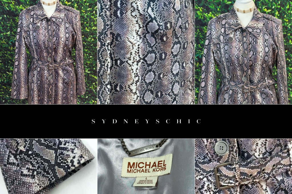 ▎❝ The Michael Kors trench coat I thrifted for charity.&nbsp;❞